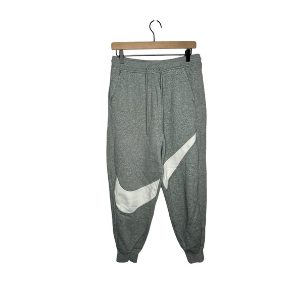 Nike Sportswear Swoosh Women's Fleece Pants Size Medium gray - Picture 1 of 2